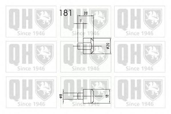 Газовая пружина, капот QUINTON HAZELL 840296