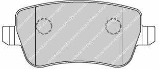 Комплект тормозных колодок, дисковый тормоз FERODO FDB1797
