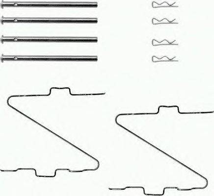 Комплектующие, колодки дискового тормоза MINTEX MBA998