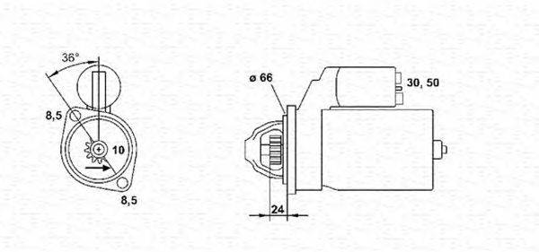 Стартер MAGNETI MARELLI 943220535010