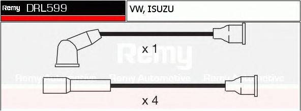 Комплект проводов зажигания DELCO REMY DRL599