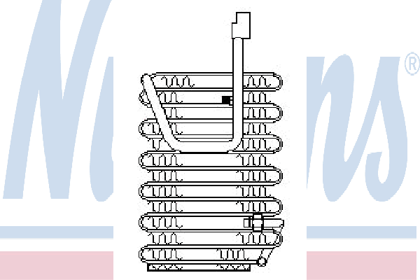 Испаритель, кондиционер NISSENS 92020