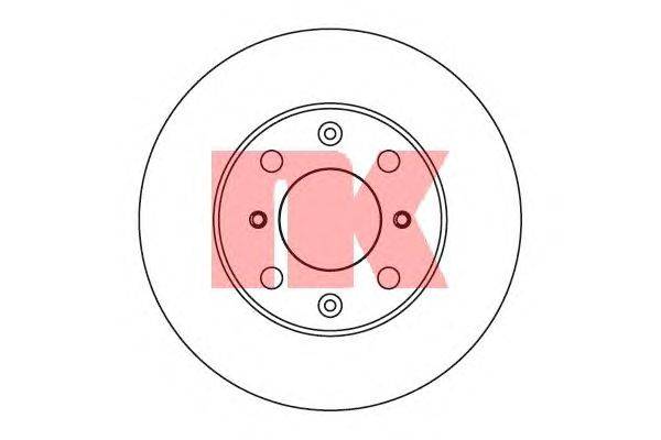 Тормозной диск NK 202605