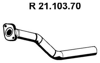 Труба выхлопного газа TESH 301911