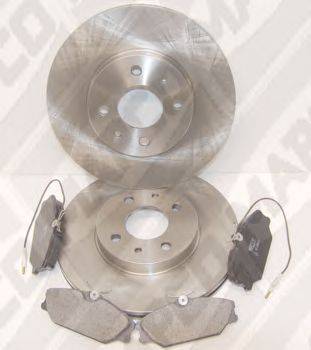 Комплект тормозов, дисковый тормозной механизм MAPCO 47150
