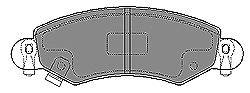 Комплект тормозных колодок, дисковый тормоз MAPCO 181368