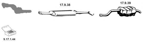 Система выпуска ОГ EBERSPÄCHER 132299