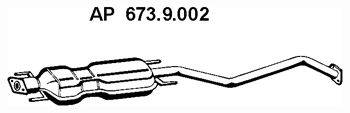 Средний глушитель выхлопных газов EBERSPÄCHER 673.9.002
