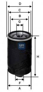 Топливный фильтр UFI 2435400