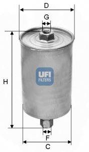 Топливный фильтр UFI 31.571.00