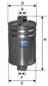 Топливный фильтр UFI 31.589.00