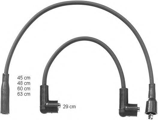 Комплект проводов зажигания BERU ZEF1024