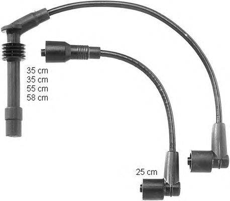 Комплект проводов зажигания BERU ZEF997