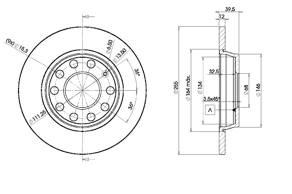 Тормозной диск ICER 78BD5309