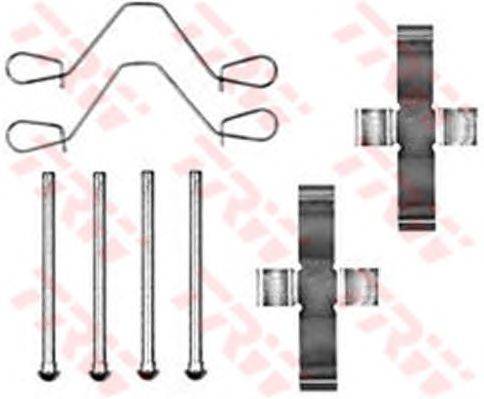 Комплектующие, колодки дискового тормоза TRW PFK61