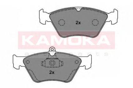 Комплект тормозных колодок, дисковый тормоз KAMOKA 1011802