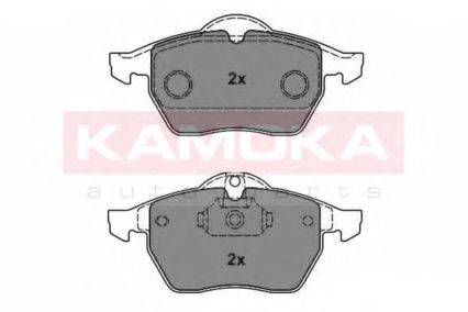 Комплект тормозных колодок, дисковый тормоз KAMOKA 1012136