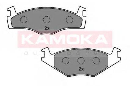 Комплект тормозных колодок, дисковый тормоз KAMOKA 1012144