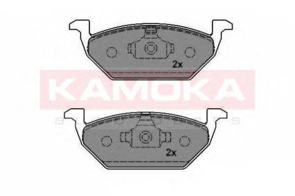 Комплект тормозных колодок, дисковый тормоз KAMOKA 1012188
