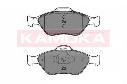 Комплект тормозных колодок, дисковый тормоз KAMOKA 1012788