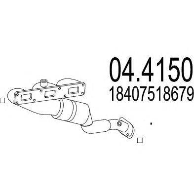 Катализатор MTS 04.4150