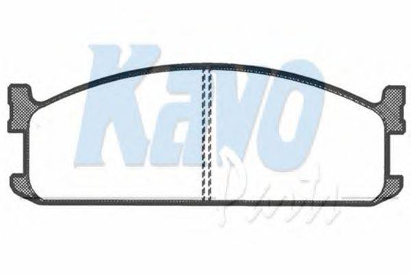 Комплект тормозных колодок, дисковый тормоз KAVO PARTS BP-3504