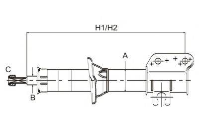 Амортизатор SCT Germany Z3110R