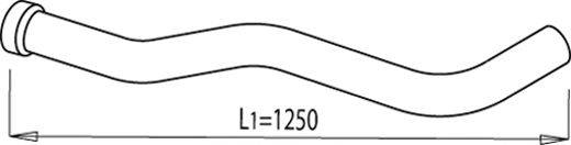 Труба выхлопного газа SCANIA 335924