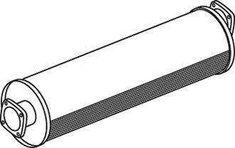 Средний / конечный глушитель ОГ DINEX 16304