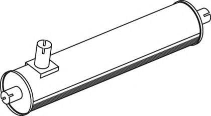 Средний / конечный глушитель ОГ DINEX 18304