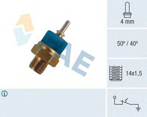 термовыключатель, сигнальная лампа охлаждающей жидкости FAE 35760