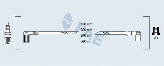 Комплект проводов зажигания FAE 85250