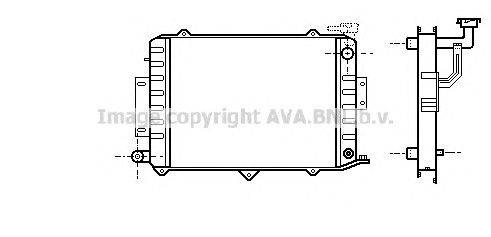 Радиатор, охлаждение двигателя KÜHLER SCHNEIDER 2603401