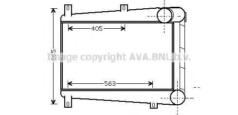 Интеркулер AVA QUALITY COOLING IV4007