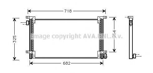 Конденсатор, кондиционер AVA QUALITY COOLING IV5044