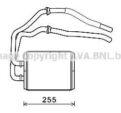 Теплообменник, отопление салона AVA QUALITY COOLING IV6105