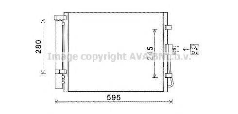 Конденсатор, кондиционер AVA QUALITY COOLING KA5150