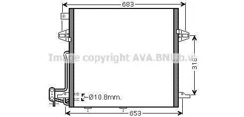 Конденсатор, кондиционер AVA QUALITY COOLING MS5406