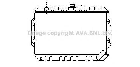 Радиатор, охлаждение двигателя AVA QUALITY COOLING MT2051