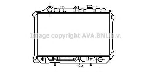 Радиатор, охлаждение двигателя AVA QUALITY COOLING MZ2011