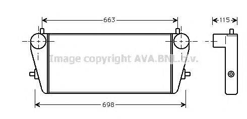 Интеркулер AVA QUALITY COOLING OL4189