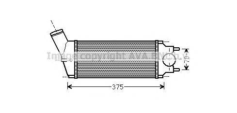 Интеркулер AVA QUALITY COOLING PE4342