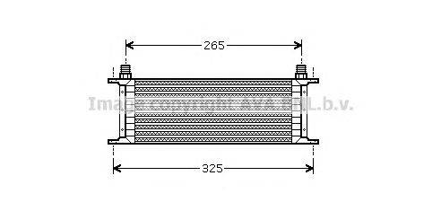 масляный радиатор, двигательное масло AVA QUALITY COOLING SZ3068