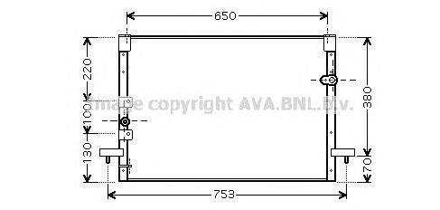 Конденсатор, кондиционер AVA QUALITY COOLING TO5213