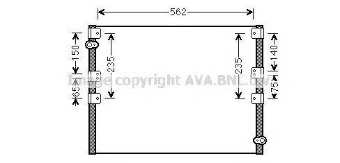 Конденсатор, кондиционер AVA QUALITY COOLING TO5605