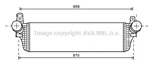 Интеркулер AVA QUALITY COOLING VWA4313