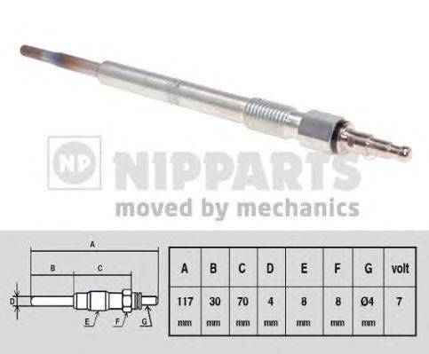 Свеча накаливания NIPPARTS N5715017