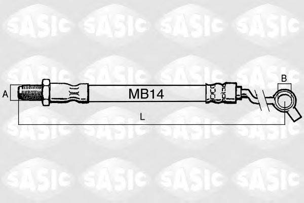 Тормозной шланг SASIC SBH6317