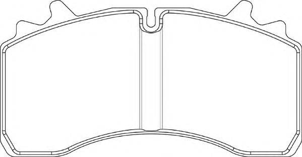 Комплект тормозных колодок, дисковый тормоз BERAL 29162