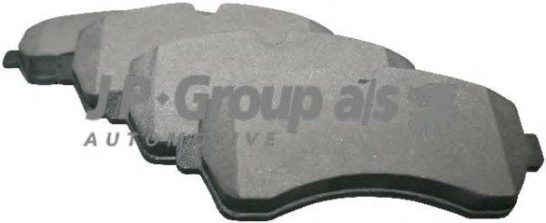 Комплект тормозных колодок, дисковый тормоз JP GROUP 1163601810